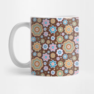 Power To The Flowers Vintage Message Mug